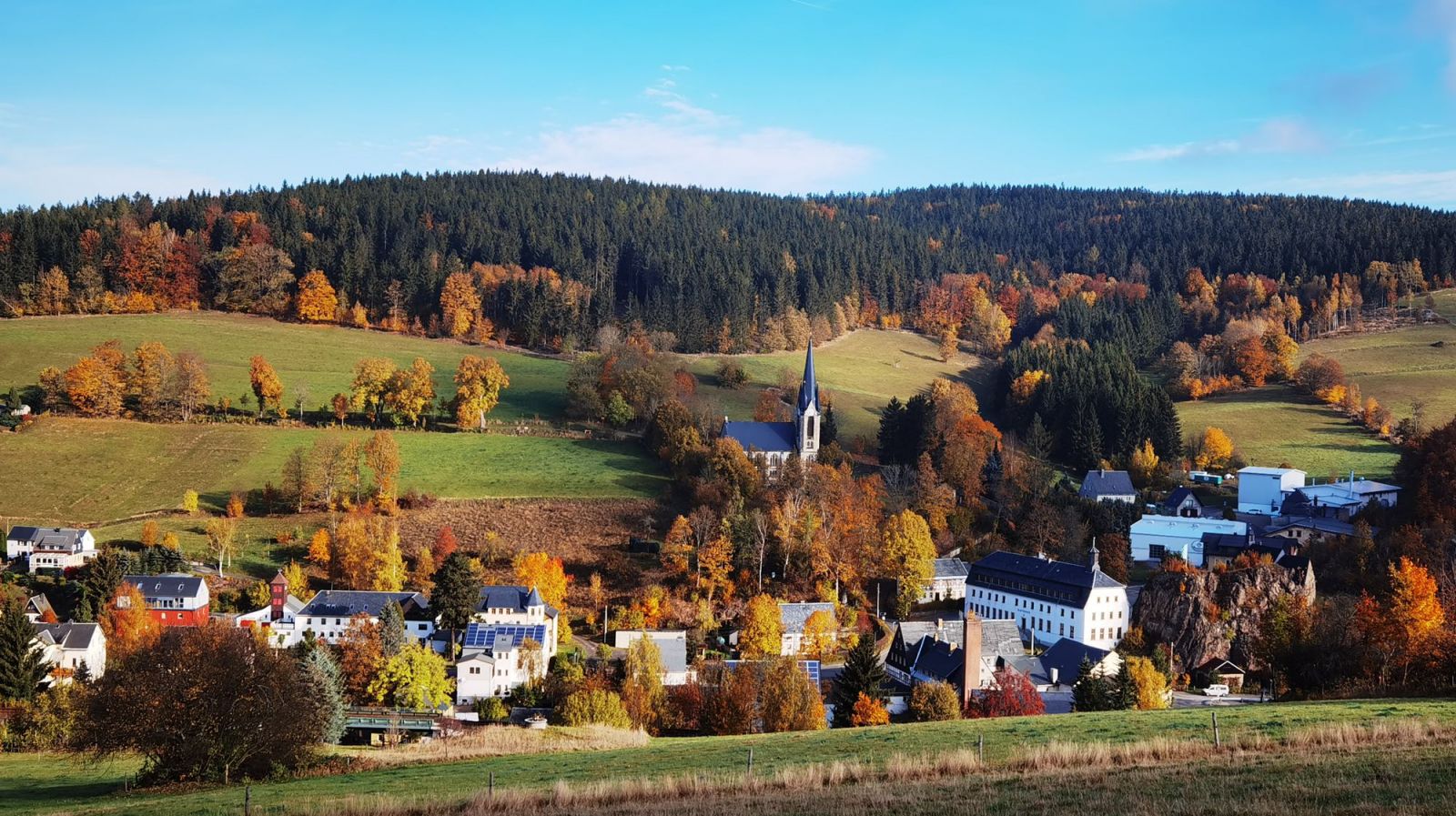 Blick auf Rechenberg